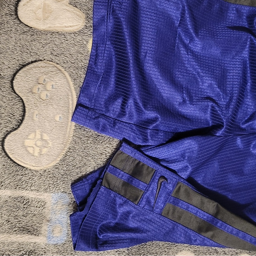Nike Deep Blue Performance Shorts with Black Swoosh Tag